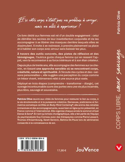 Couverture dos Libre Patricia Olive